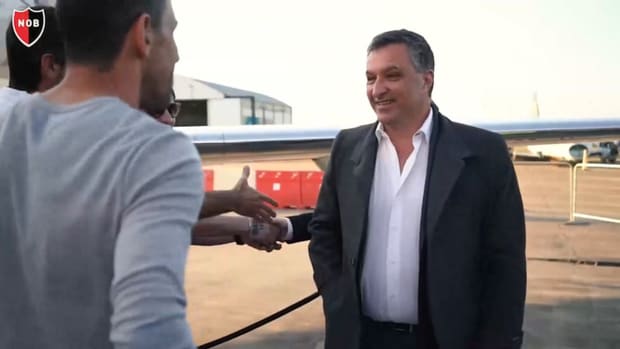 Unveiling event of Maradona's customized aircraft